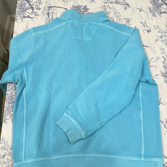 Tommy Bahama Ribbed Cotton Quarterzip - Picture 4 of 4